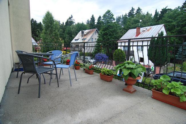 Ferienwohnung Pokoje U Kamy Stolpmünde Exterior foto